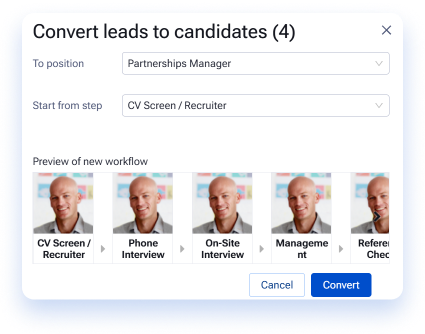 Convert a lead to candidate 4.png